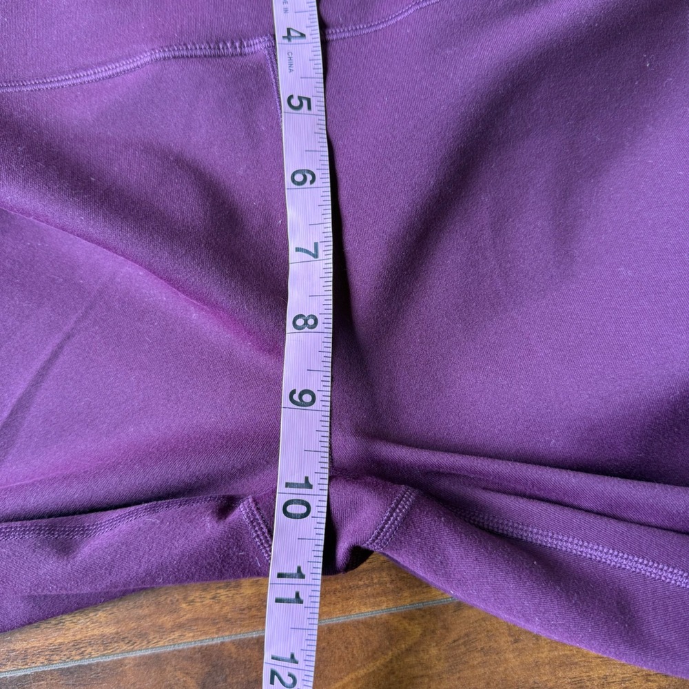 Fabletics‎ Powerhold High Waisted Mesh Pocket Leggings Purple Womens Large L - Picture 10 of 11